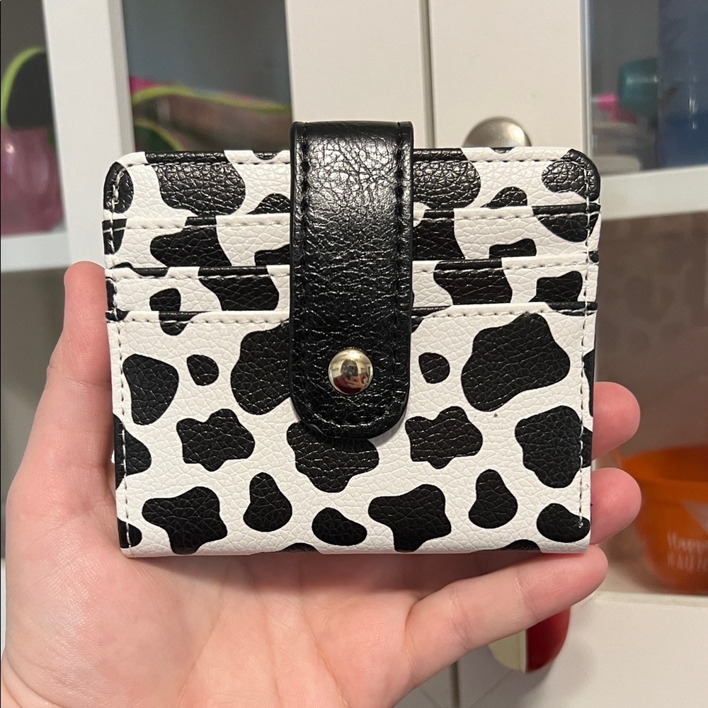 Cow Print Wallet